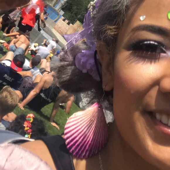 Mermaid Seashell earrings ๐ - Picture 3 of 6